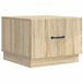 vidaXL Salontafel Sonoma Eiken 49 x 50 x 37 cm Bewerkt hout