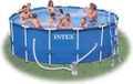 Intex Metal Frame Pool - 457 x 122 cm - met filterpomp en accessoires