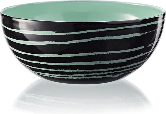 Moss Green Saturn Bowl - 14 cm - Stainless Steel