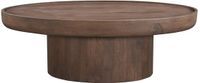 DÉJA Living Salontafel Sola Ovaal - Mangohout - Donkerbruin - 120x65x39cm