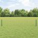 VidaXL Euro-hek met palen 10 x 0,4 m pvc-coated staal groen mesh