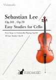 Sebastian Lee, Op.101, Op.70, Easy Studies for Cello