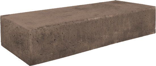 Merkloos Gardenlux Traptrede massief taupe 100 x 37 x 15 cm