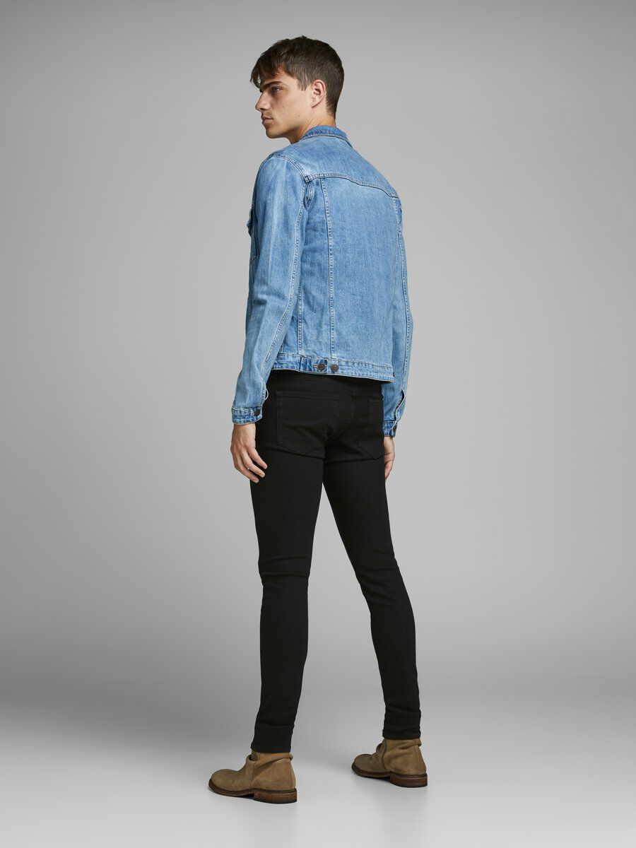 Jack & Jones Jeans Intelligence JJILIAM JJORIGINAL skinny jeans black denim