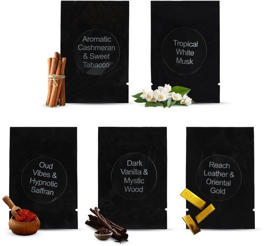 R2B Autoparfum Navulling - Combiset Van Alle Geuren - 5 Stuks