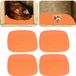 BeiJingLiangPinJiaZuoKeJiWenHuaFaZhanYouXianGongSi Dosette pour nichoir à lapins 30 x 30 cm - lot de 8 - orange