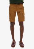 Superdry Core cargoshort van biologisch katoen voor heren in denim co tobacco brown, maat 30