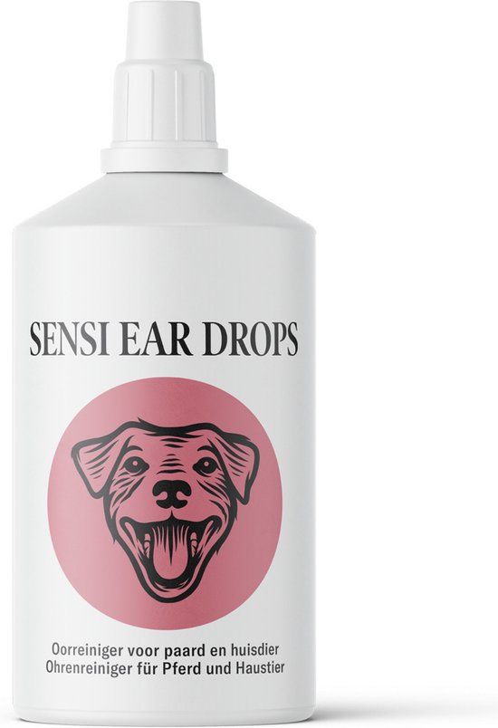 Sensipharm Sensi Ear Drops - Oordruppels Hond & Kat - Oorreiniger bij Oorsmeer & Oormijt - 100 ml