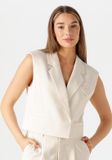 Copenhagen Muse Cmtailor-short Waiscoat Blazers Dames - Ecru - Maat M