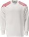 Mascot Food & Care Sweatshirt 20084-932 - wit/signaalrood - 3XL