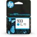 HP 933 Kleurcartridge, Cyaan