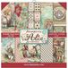 STAMPERIA SBBS01 papierblok 10 vellen 20,3 x 20,3 (8 x 20,3 inch) dubbelzijdig Alice, meerkleurig