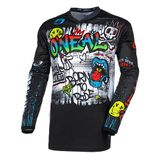 O'NEAL ELEMENT RANCID zwart/wit XXL jersey
