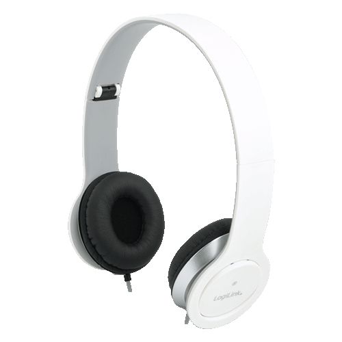 LogiLink HS0029 Headset - Wit - Bedraad - 3.5mm - Oproepen/Muziek