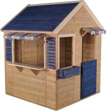 Wendi Toys Maison de jeu en bois - Boutique de plage - Bleu