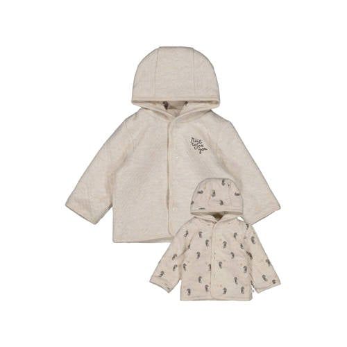 Feetje reversible zomerjas Sea Sweeties ecru