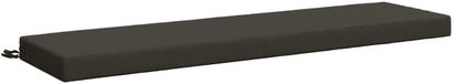 vidaXL Bankkussen SOEST 100% Polyester Antraciet 150 x 40 x 8 cm