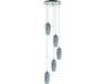 EGLO Farsala Hanglamp - G9 - Staal|Glas - Grijs