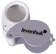 Loupe pliable avec éclairage LED, grossissement 40x, lentille 25 mm, livrée dans un étui