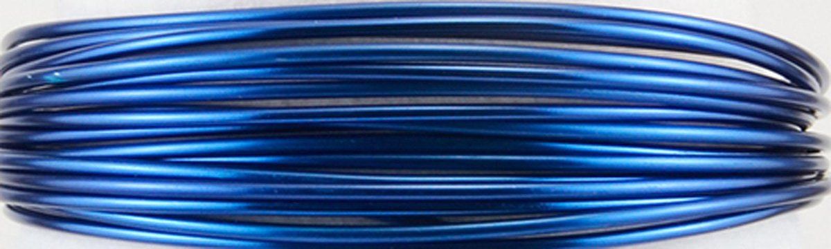 Vaessen Creative Aluminiumdraad 4mm 2m Royal blue - 8716052141302