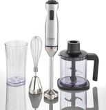 CASO HB 1000 Set de mixeur plongeant - 1000W - Noir/Inox/Transparent