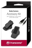 Accessoireset bodycam - clip en klittenband - 360 graden draaibaar
