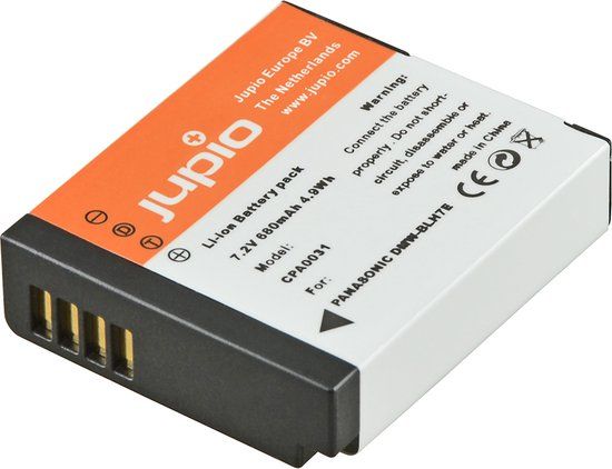 Jupio DMW-BLH7E 680 mAh - Accu Camera - CPA0031