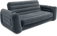 Intex Canapé-lit convertible - Gris foncé