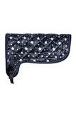 HKM Hobby Horsing Print Deken Navy Met Sterren One Size