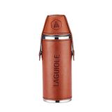LAGUIOLE - Alcoholfles met 2 glazen - Kerstmis, verjaardagscadeau - inhoud 235 ml