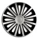 Altium 504913 trendy zakjes 13 Trend Silver & Black, zwart en zilver, 4 stuks
