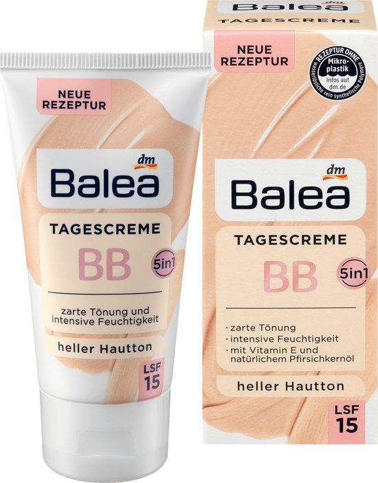 Balea Getinte Dagcrème BB Lichte Huidskleur - 50 ml