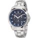 Maserati Succeso R8873621002 Herenhorloge Zilverkleurig Staal Blauw 44mm