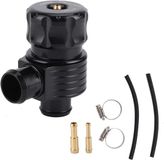 Merkloos / Sans marque Wan GmbH Turbo Blow Off Valve Kit - Universele Auto Accessoire 25mm/1in Aansluiting Zwart