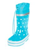 Playshoes Regenlaarsje Stippen Turquoise Maat 34-35EU