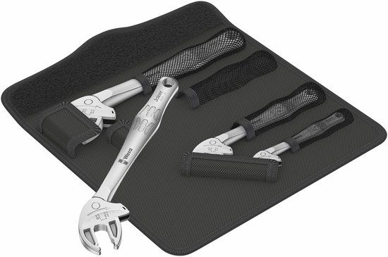 Wera 6004 Joker 4-delige Zelfinstellende Steeksleutelset (XS, S, M & L) - 7 - 19 mm