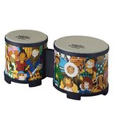 Remo Rhythm Club Tambourin 5 x 4,5 inch meerkleurig