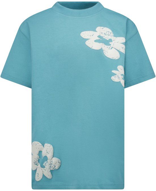 Cars Jeans T-shirt Floral jr. - jongens - Maat 152 - Katoen - Gebloemd - Mint