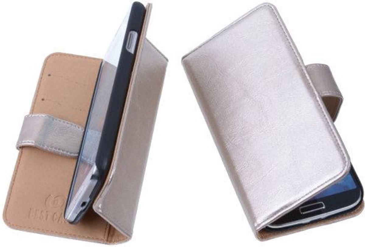 LELYCASE PU Leder Goud Sony Xperia T3 Book/Wallet case/case Telefoonhoesje