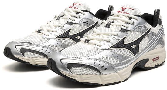 Mizuno Unisex MXR Sport Sneakers Snow White Magnet Silver
