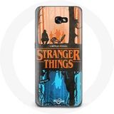 Maniacase Hoesje voor Samsung Galaxy A8 2016 Stranger Things Friends Cover