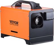 VEVOR Chauffage à air diesel Chauffage d'appoint 8KW DC 12-24 V, chauffage d'appoint mobile, chauffage à air à réchauffement rapide avec télécommande et écran couleur numérique carré, silencieux, pour camping-cars