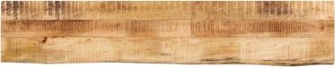vidaXL Tafelblad met natuurlijke rand 140x30x3,8 cm massief mangohout