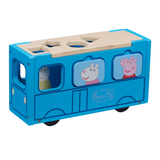 Peppa Pig Wood Play - School Bus Sorter