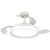 VoltShine Yeray LED plafondventilator, wit