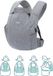 Fillikikid Porte-bébé - 2 en 1 - Ergonomique - Pierre naturelle