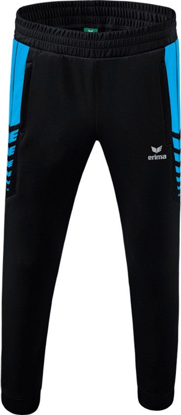 Erima Six Wings Worker Broek Heren - Zwart / Curaçao - Maat L