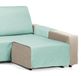Martina Home Diamond chaise longue, gewatteerd, 280 cm, marineblauw, universeel