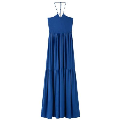 MANGO TEEN maxi halterjurk - marineblauw