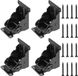 Dailygoods - Charnière pliante - 4 Pièces Pieds de table pliants avec support